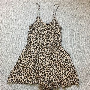 H&M Cheetah Print Romper